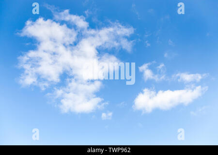 Blue sky with clouds Stock Photo