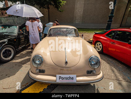 Turin, Piedmont, Italy. 22nd June 2019.Italy Piedmont Turin Valentino park Auto Show 2019 - Porche vintage car Credit: Realy Easy Star/Alamy Live News Stock Photo
