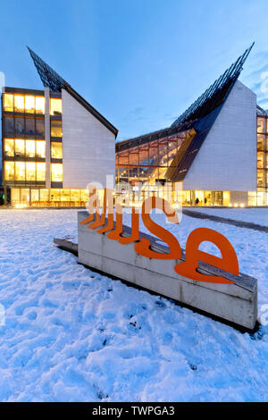 Science Museum MUSE in Trento. Trentino Alto-Adige, Italy, Europe. The building was designed by the architect Renzo Piano. Stock Photo