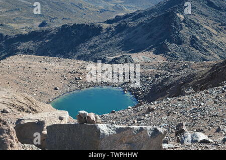 Scenic mountain landscapes agaist sky, Mount Kenya National Park, Kenya Stock Photo