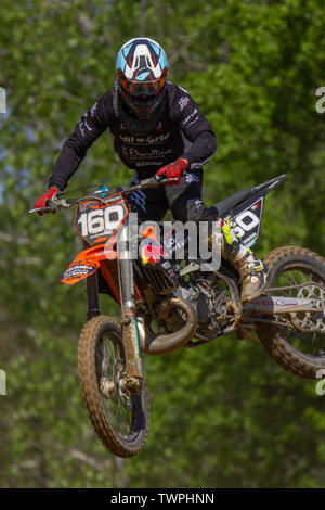 FMI championships motocross race Stock Photo