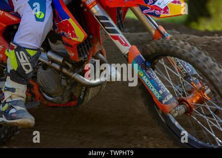 FMI championships motocross race Stock Photo