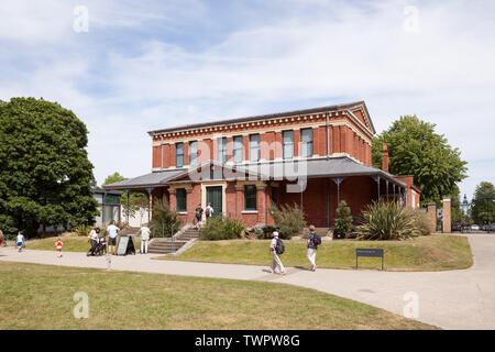 Exterior view of the Marianne North Gallery, in Kew Gardens, Richmond, London. Stock Photo