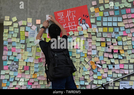 Great Wall of Sticky Notes, The Hong Kong Protests. October…