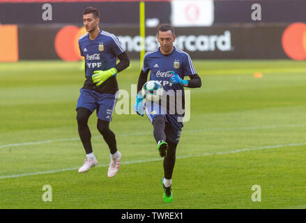 Porto Alegre, Brazil. 22nd June, 2019. Argentina&#39;sm perfoerforms training this afternoon (22) at the Beira Rio Stadium in Porto Al, RS, Brazil. Credit: Raul Pul Pereira/FotoArena/Alamy Live News Stock Photo