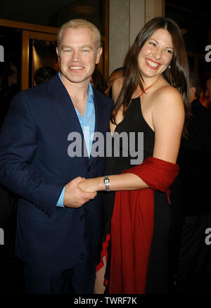 Neal McDonough & Wife Ruve at the World Premiere of 'Timeline' at the Mann's National Theater in Hollywood, CA. The event took place on Wednesday, November 19, 2003.  Photo credit: SBM / PictureLux File Reference # 33790-2790SMBPLX  For Editorial Use Only -  All Rights Reserved Stock Photo