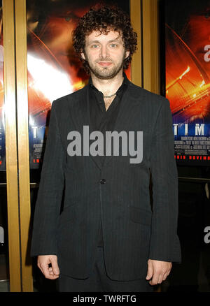 Michael Sheen at the World Premiere of 'Timeline' at the Mann's National Theater in Hollywood, CA. The event took place on Wednesday, November 19, 2003.  Photo credit: SBM / PictureLux File Reference # 33790-2864SMBPLX  For Editorial Use Only -  All Rights Reserved Stock Photo