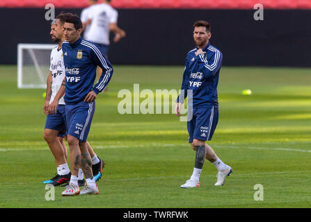 Porto Alegre, Brazil. 22nd June, 2019. Argentina&#39;sm perfoerforms training this afternoon (22) at the Beira Rio Stadium in Porto Al, RS, Brazil. Credit: Raul Pul Pereira/FotoArena/Alamy Live News Stock Photo