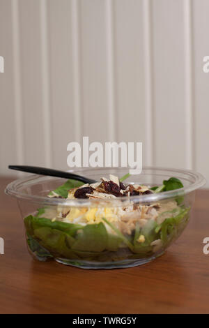 Bowl of healthy, fresh salad ready to eat Stock Photo