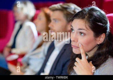 sad scene in the movie Stock Photo