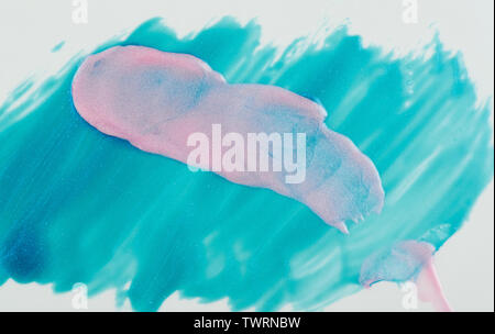 Mixed of blue and pink background isolated on white background Stock Photo