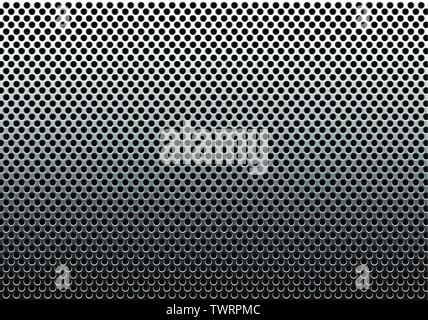 White mesh. Perforated metal texture with light background. Steel backdrop  with holes. Stainless material with dots. Industrial wallpaper. Vector  Stock Vector Image & Art - Alamy