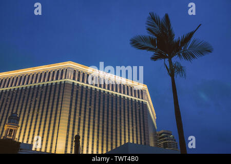 The venetian macao, the casino resort hotel in Cotai strip, taipa of Macau. Stock Photo