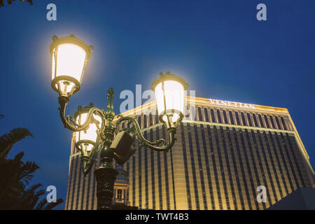 The venetian macao, the casino resort hotel in Cotai strip, taipa of Macau. Stock Photo