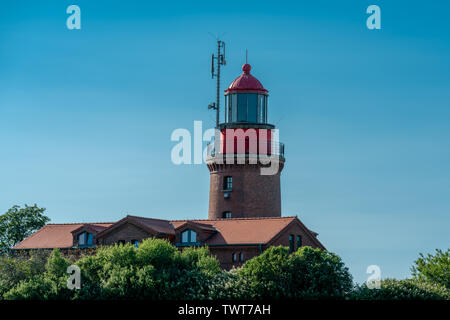 Lighthouse Buk in Bastorf at the german Baltic sea coast near Bad Doberan and Kühlungsborn Stock Photo