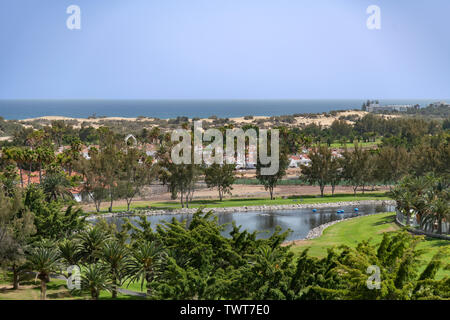 Ausblick Vom Mirador Francia In Playa De Ingles Gran Canaria Stock Photo Alamy