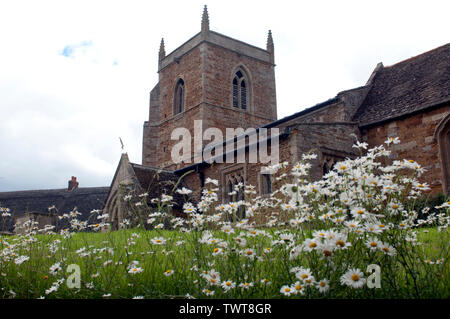 St. Nicholas Church, Bringhurst, Leicestershire, England, UK Stock Photo