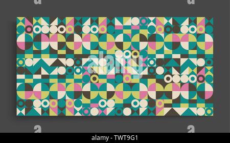 Cover design template for advertising. Abstract colorful geometric design. Pattern can be used as a template for brochure, annual report, magazine, po Stock Vector