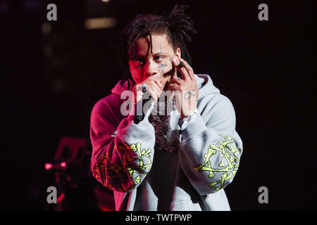 Trippie Redd Performing On Day 2 Of Wireless Festival Held At Finsbury ...