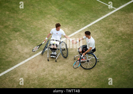 Gordon Reid In Action In The Men's Wheelchair Doubles Final During Day ...