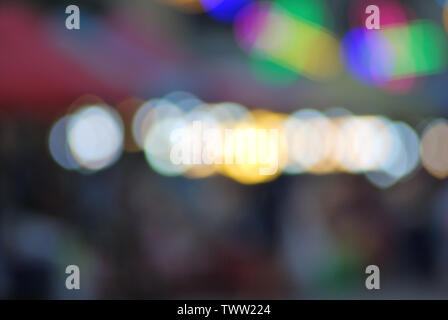 Bokeh pictures of decorative lights Stock Photo