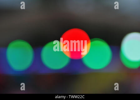 Bokeh pictures of decorative lights Stock Photo