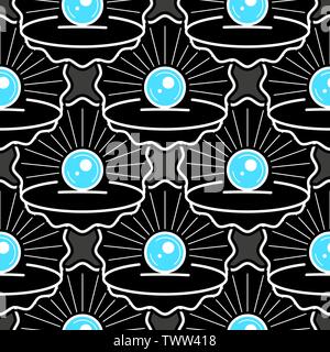 Cute Skin Seamless Pattern With Pearl Ready For Your Design, Greeting Card, Stock Vector