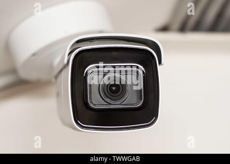outdoor security camera. safety and security technology Stock Photo