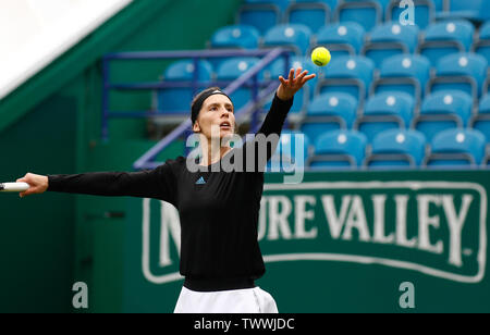 Devonshire Park, Eastbourne, UK. 23rd June, 2019. Nature Valley International Tennis Tournament; Credit: Action Plus Sports/Alamy Live News Stock Photo