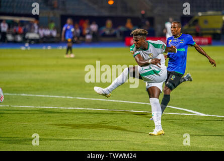 June 23, 2019: !s7 scoring! during the 2019 African Cup of Nations match between Senegal and Tanzania at the 30 November Stadium in Cairo, Egypt. Ulrik Pedersen/CSM. Stock Photo