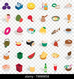 Delicatessen icons set, isometric style Stock Vector Image & Art - Alamy