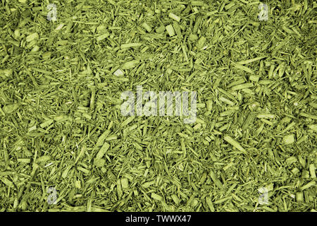abstract background of natural looking green herb or chips Stock Photo