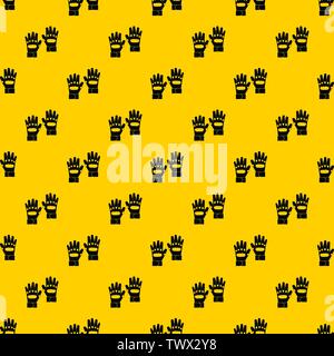 Pair of paintball gloves pattern vector Stock Vector