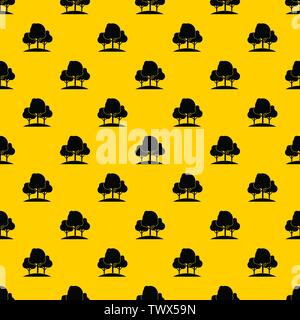 Forest trees pattern vector Stock Vector