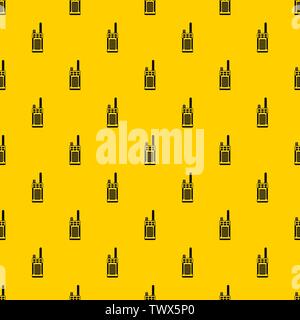 Portable handheld radio pattern vector Stock Vector