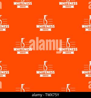 Whiteness service pattern vector orange Stock Vector
