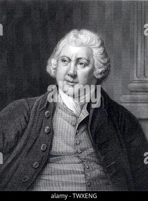 RICHARD ARKWRIGHT (1732-1792) English inventor and entrepreneur Stock Photo