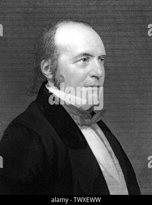 LOUIS AGASSIZ (1807-1873) Swiss-American biologist and geologist Stock Photo