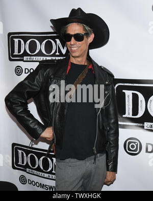 June 22, 2019 - Glendale, California, USA - Juanito Blanco attends Doom's Whiskey Tasting at Remedy Liquors in Glendale, California. (Credit Image: © Billy Bennight/ZUMA Wire) Stock Photo