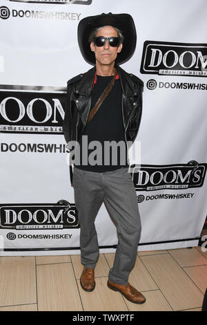 June 22, 2019 - Glendale, California, USA - Juanito Blanco attends Doom's Whiskey Tasting at Remedy Liquors in Glendale, California. (Credit Image: © Billy Bennight/ZUMA Wire) Stock Photo