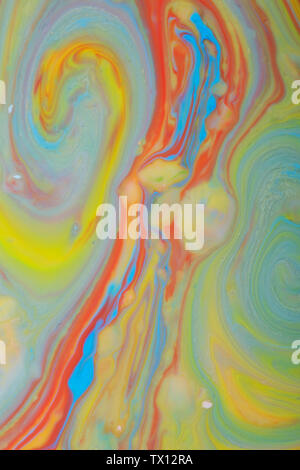 Abstract background of colored propylene pigment formation Stock Photo