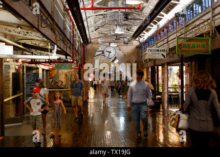 Chelsea Market, 75 Ninth Ave, New York, NY Stock Photo