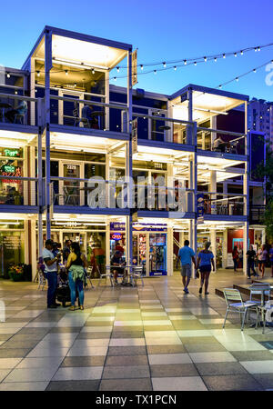 The Container Park in Downtown Las Vegas Stock Photo