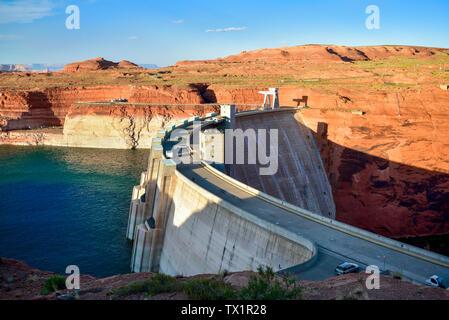 Glen Canyon Dam, Page, Arizona Stock Photo