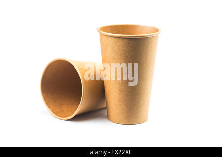 Cowhide paper cup Stock Photo