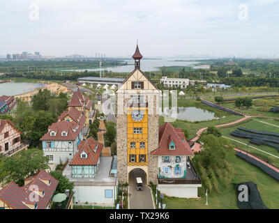 The scenery of Hua Bo Hui in Wuhan Stock Photo