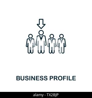 Recruitment vector icon symbol in outline style. Creative sign from human resources icons collection. Thin line Recruitment icon for computer and Stock Vector