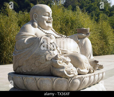 Statue of Tian Tong Temple Stock Photo