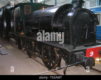 English: VR Class B1 steam locomotive (no. 9) at Finnish Railway Museum in  Hyvinkää, Finland. The locomotive was manufactured by Beyer-Peacock & Co  Ltd in Manchester in 1868. It is the oldest