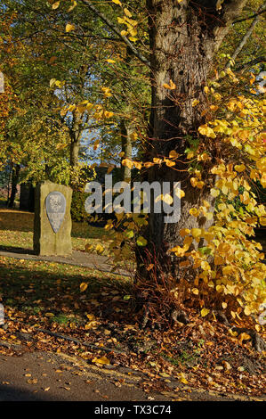 UK,South Yorkshire,Sheffield,Dore,The Dore Stone Stock Photo